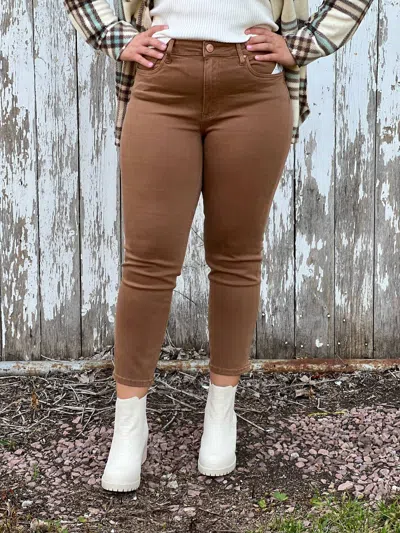 Kut From The Kloth Rachael Mom Jean In Brown