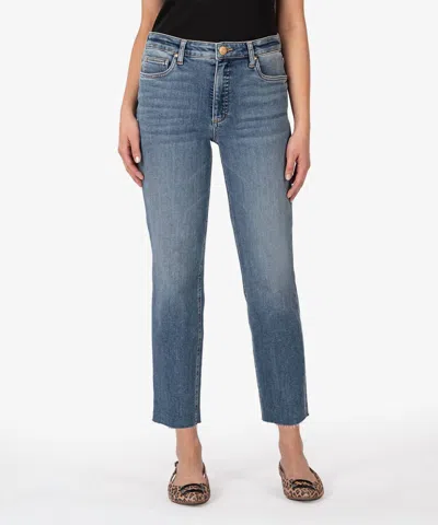 Kut From The Kloth Rachel Mom Jeans In Exalted W/med Base Wash