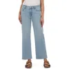 Kut From The Kloth Fay Raw Hem High Waist Ankle Straight Leg Jeans