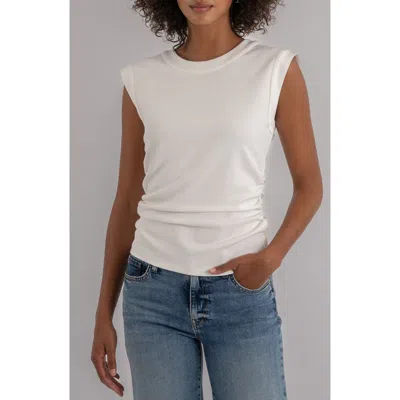 Kut From The Kloth Rayna Side Ruched Tank In White