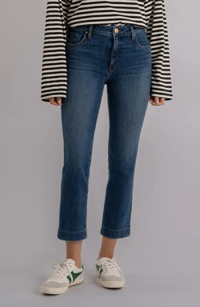 Kut From The Kloth Reese Crop Slim Straight Leg Jeans In Blue