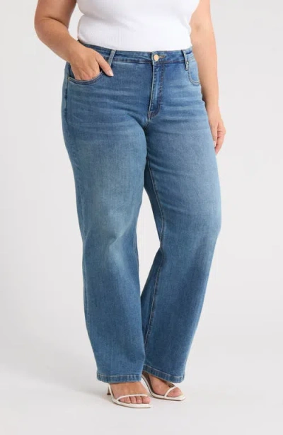Kut From The Kloth Reese Fab Ab Ankle Slim Straight Leg Jeans In Blue