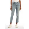 KUT FROM THE KLOTH KUT FROM THE KLOTH REESE FAB AB HIGH WAIST CROP STRAIGHT LEG JEANS