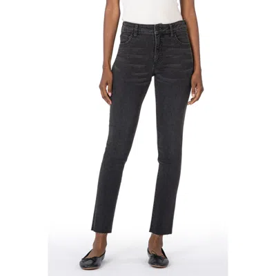 Kut From The Kloth Reese Fab Ab High Waist Raw Hem Skinny Jeans In Respectable