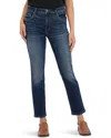 Kut From The Kloth Reese High Rise Fab Ab Regular Hem Ankle Straight Jeans In Enchantment