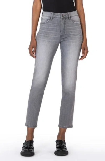 Kut From The Kloth Reese High Waist Ankle Straight Leg Jeans In Certified