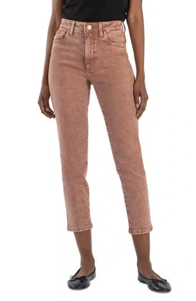 KUT FROM THE KLOTH KUT FROM THE KLOTH REESE HIGH WAIST ANKLE STRAIGHT LEG JEANS