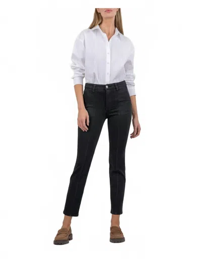 Kut From The Kloth Reese Straight Leg With Pork Chop Pocket Jeans In Marine In Blue