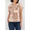 Kut From The Kloth Remington Leopard Print T-shirt In Brown