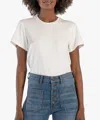 Kut From The Kloth Remington Relaxed Fit T-shirt In Ivory