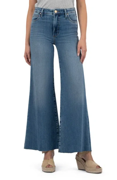 Kut From The Kloth Ryan High Waist Superwide Leg Jeans In Adaptability
