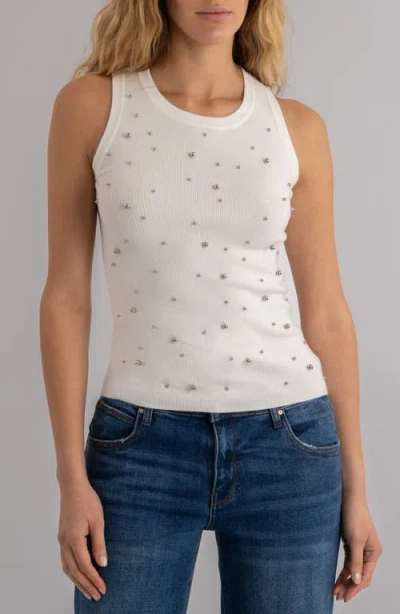 Kut From The Kloth Sena Embellished Tank In White