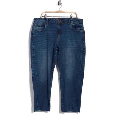 Kut From The Kloth Shay High Waist Crop Straight Leg Jeans In Blue