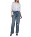 Kut From The Kloth Sienna High Rise Wide Leg Jean In Denim In Blue