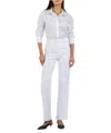 Kut From The Kloth Charlotte High Rise Wide Leg Jeans In Optic White In White