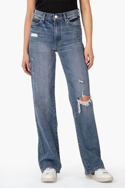 Kut From The Kloth Sienna High Rise Wide Leg Jeans In Publicized In Multi