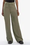 Kut From The Kloth Sienna High Rise Wide Leg Pant In Olive In Green