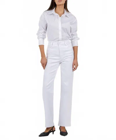 Kut From The Kloth Sienna Wide Leg Pants In Optic White