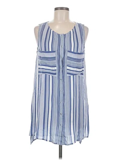 Pre-owned Kut From The Kloth Sleeveless Blouse In Blue