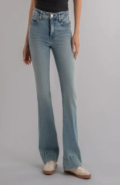 Kut From The Kloth Stella Fab Ab High Waist Flare Jeans In Blue