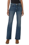 Kut From The Kloth Stella Fab Ab Raw Hem Flare Leg Jeans In Blue
