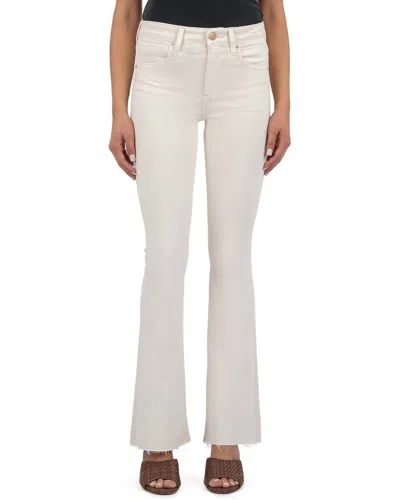Kut From The Kloth Stella High Rise Flare Jeans In Ecru In White