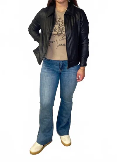 Kut From The Kloth Stella High Rise Mini Flare Jeans In Denim In Black