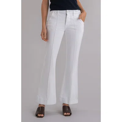 Kut From The Kloth Stella High Waist Flare Pants In White