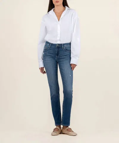 Kut From The Kloth Stevie Straight Leg Jeans In Blue
