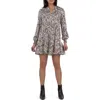 Kut From The Kloth Tallulah Tiered Long Sleeve Dress In Multi