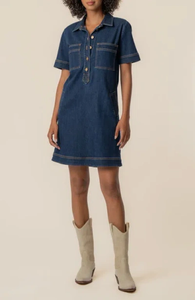 Kut From The Kloth Tatiana Denim Dress In Blue