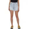 Kut From The Kloth Taylor Distressed High Waist Cutoff Denim Shorts In Blue