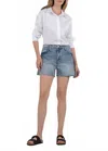 Kut From The Kloth Taylor High Rise Shorts In Freedom In Blue
