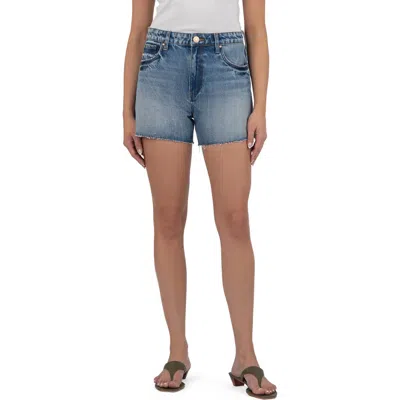 Kut From The Kloth Taylor High Waist Denim Shorts In Freedom