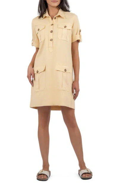 Kut From The Kloth Terra Cargo Dress In Yellow