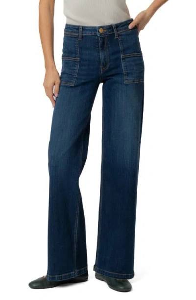 Kut From The Kloth The Jean High Waist Wide Leg Jeans In Blue