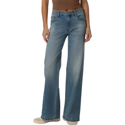 Kut From The Kloth The Jean Wide Leg Jeans In Blue