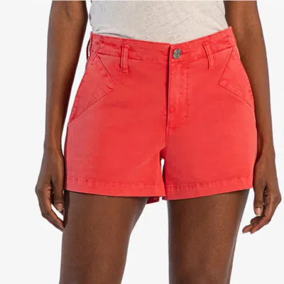 Kut From The Kloth Kimia Denim Shorts In Cayenne