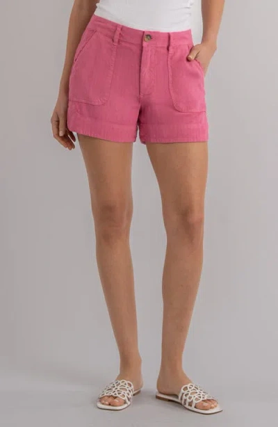 Kut From The Kloth Toni High Waist Shorts In Pink