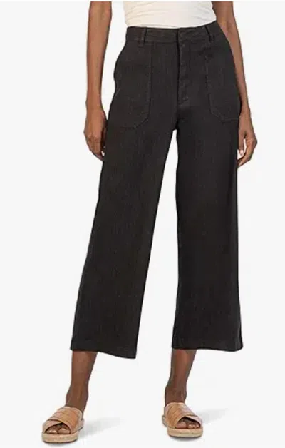Kut From The Kloth Topaz High Rise Wide Leg Pant In Black