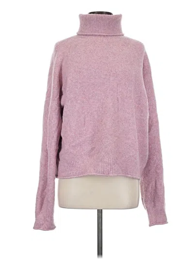 Pre-owned Kut From The Kloth Turtleneck Sweater In Pink