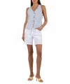 Kut From The Kloth Vega Sleeveless Vest - Plus In Blue/white In Blue