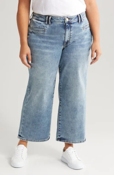 Kut From The Kloth Welt Pocket Ankle Wide Leg Jeans In Relative