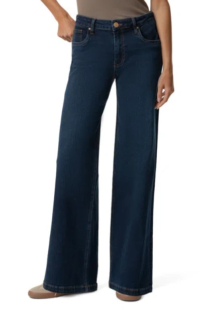 Kut From The Kloth Jeans High-rise Wide Leg Clean Hem In Attributable In Blue