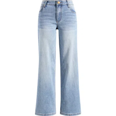 Kut From The Kloth Meg Patch Pocket Wide Leg Jeans In Ensured