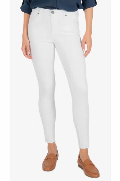 Kut From The Kloth Women's Connie High Rise Jean In White