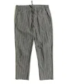 Kut From The Kloth Women's Drawcord Striped Casual Trousers In Gray In Grey
