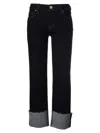 Kut From The Kloth Women's Faye High Rise Straight Leg Jean In Kindled In Blue