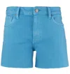 Kut From The Kloth Women's Jane High Rise Long Short In Bahamas Blue In Multi