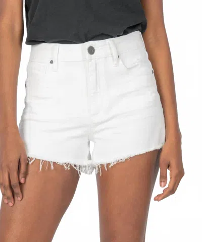 Kut From The Kloth Women's Jane High Rise Short In White
